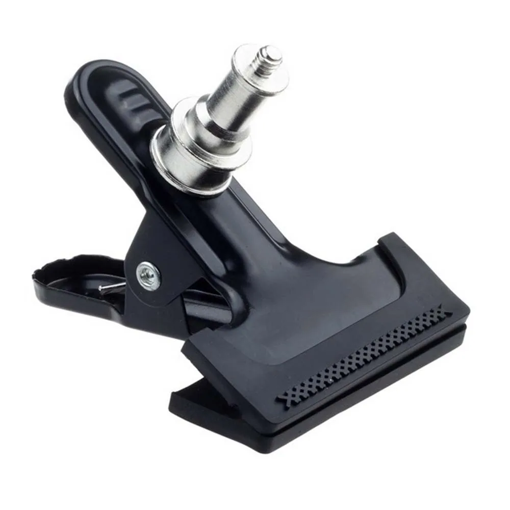 

Light Stand Clip Big Clamp Grip For Flash Trigger Monolight Mount Bracket with 1/4" Screw