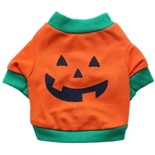 Одежда для питомцев, собачий одежда Хлопок волос orange Желтый Рождество Хэллоуин Тыква pet сострадание Весна и осень модели