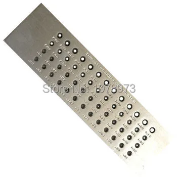 

Free Shipping Hot Sale Jewelry Tools Round Shape Tungsten Carbide Drawplate Hole Size 0.26-4.00mm 52 Holes 1pc/lot