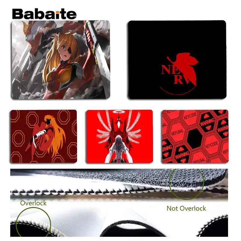 

Babaite 2018 New NEON GENESIS EVANGELION Computer Gaming Mousemats Size for 180x220x2mm and 250x290x2mm Design Mouse Pad