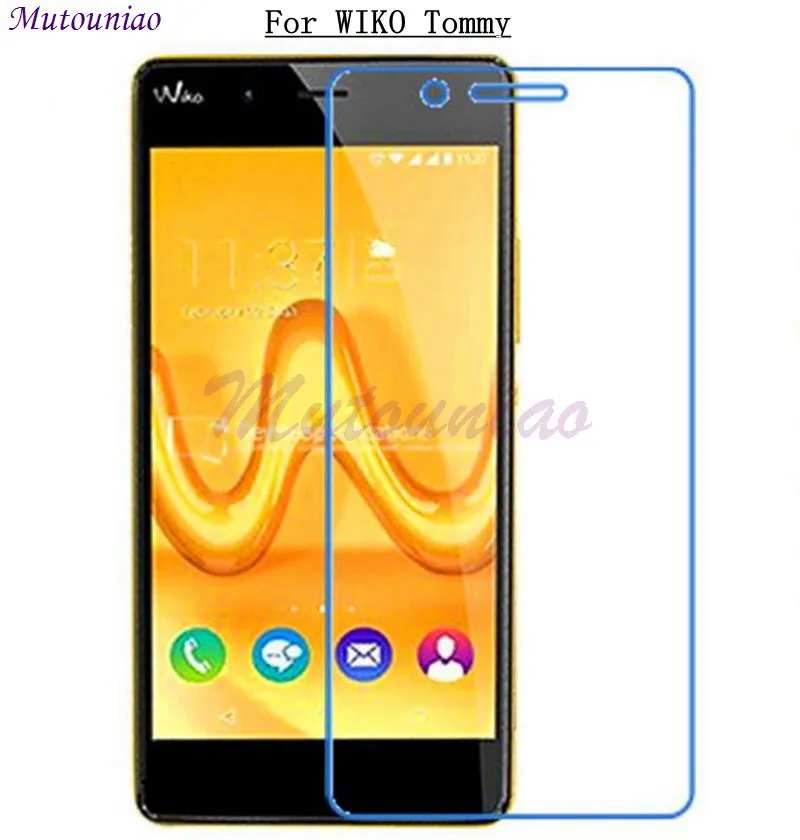 

MuTouNiao Tempered Glass For WIKO Tommy 9H Premium Tempered Glass Screen Protector Anti-scratch Phone Film For WIKO Tommy