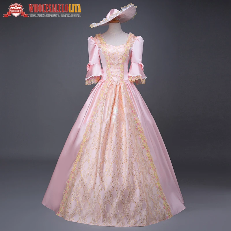 

Top Sale Renaissance Georgian Period Masquerade Princess Costumes Masquerade Ball Gown Rococo Cosplay Clothing