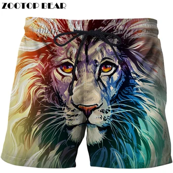 

Anime Lion Beach Shorts Men Pants Casual Board Shorts Plage Quick Shorts Funny Swimwear Fashion 8XL Drop Ship ZOOTOP BEAR