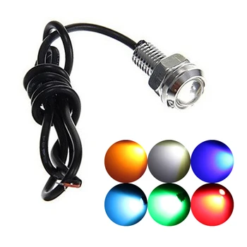 

Tonewan 1Pcs Waterproof Ultra Thin 2.3CM 12V Car Led DRL Daytime Running Light Source Eagle Eye Lamp Parking Warning Light