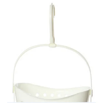 

3 Tier 360 degree Rotation Plastic Basket Shower Caddy Hanging Rack Tidy Shelf Organiser Storage,White Drop Shopping