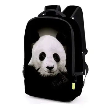 

3D Saddle Bag Backpack Unisex School Backpack Student Backpack (Panda)