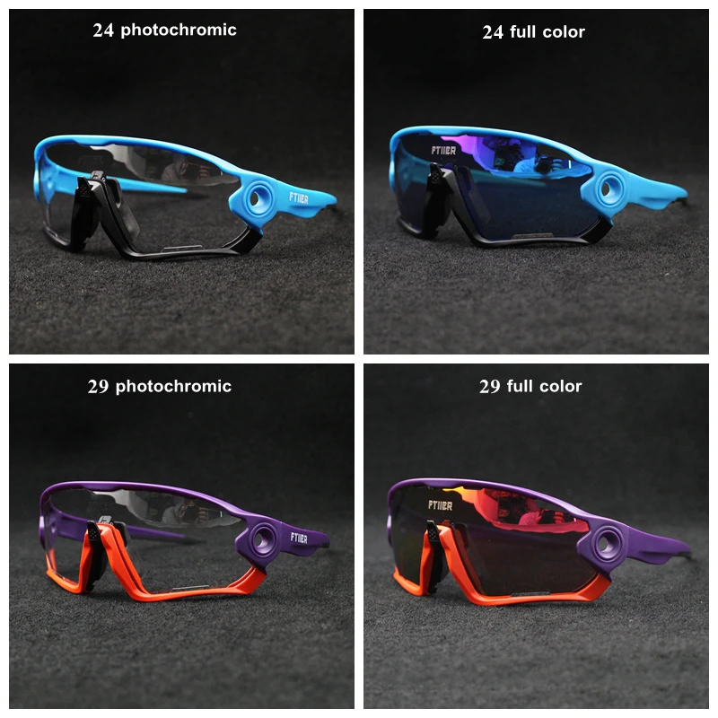 Новое поступление цветные фотохромные велосипедные очки UV400 Мужские MTB велосипедные очки TR90 спортивные поляризованные солнцезащитные очки