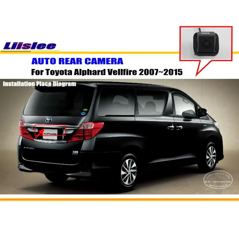 Автомобильная камера заднего вида для Toyota Alphard Vellfire 2007 ~ 2015 HD CCD RCA NTST PAL с обратным