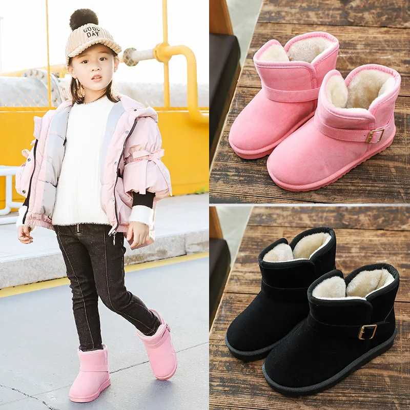 Comfy Kids Winter Fashion Girls Snow Boots Shoes Warm casual boys and ...