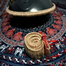 Hang drum hand-woven rope cover Jute HandPan universal protection braided rope thickened rubber HandPan/Hang Drum strip non-slip Hang drum hand-woven rope cover Jute HandPan universal protection braided rope thickened rubber HandPan/Hang Drum strip non-slip