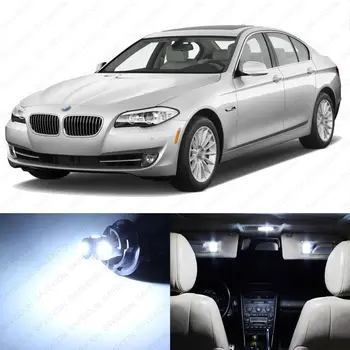 

15PCS LED Reading Light/Interior dome map Light Kit Bulb Upgrade for 2011 -2015 F10 F11 (M5,520I,530I,535I,550i,528i)