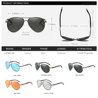 מותג AOWEAR מעצב משקפי שמש מפולריזציה לגברים עם ציפוי אוויאציה מראה משקפי שמש לגברים ונשים oculos gafas lentes de sol 5