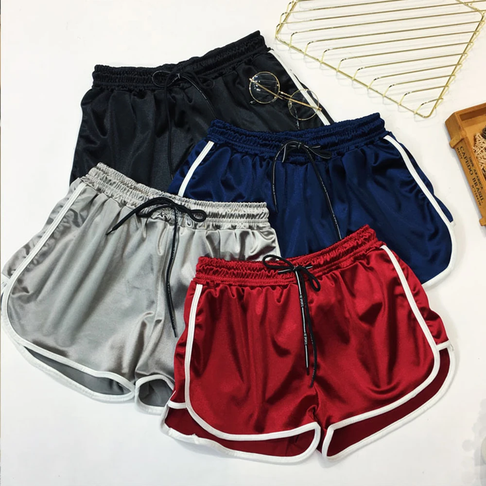 Big Size Casual Fitness Booty Shorts Women's Loose Drawstring High ...