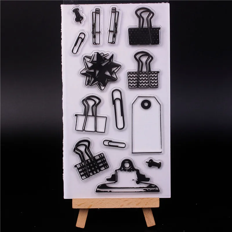 

A clip Transparent Clear Silicone Stamp/Seal for DIY scrapbooking/photo album Decorative clear stamps