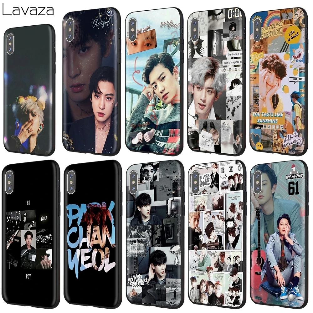 

Lavaza Exo Chanyeol Case for iPhone 11 Pro XS Max XR X 8 7 6 6S Plus 5 5s se