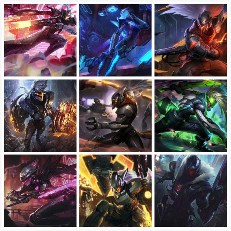 

LZAIQIZG 3D Diamond Embroidery,Cross Stitch,Painting "League Of Legend:Project",Full Square&Round Diamond Painting,Home Decorate