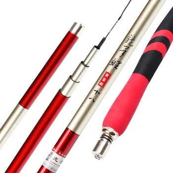 

3.6-6.3m Taiwan Fishing Rod Carbon Hand Pole Ultra-light Super-hard 28/37 Tonalty Fishing Canne Vara De Pesca Fishing Equipment