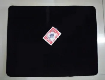 

Free shipping Wholesale 10 pcs/lot Professional Large Balck Card Mat (60*40cm) Card Magic Tricks,Close Up,Magia Accessory,Stage