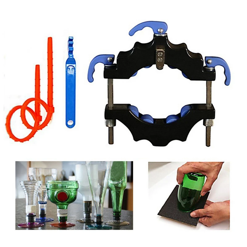 1set Wine Beer Glass Bottle Cutter Tool Craft Cutting Kit Jar Machine Adjustable DIY