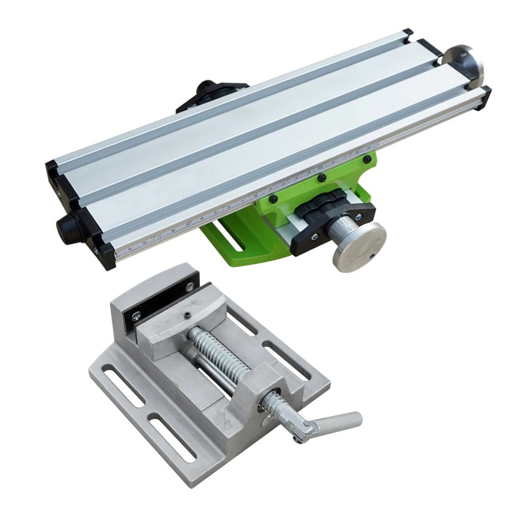 

Multifunction Milling Machine Vise Fixture Adjustable Work Table for Bench Drill