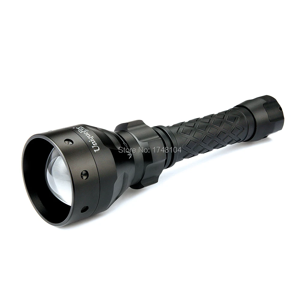 

UniqueFire Rechargeable Waterproof LED Flashlight Torch Light XM-L LED Flat-convex Lens Zoomable Flashlight Free Shipping