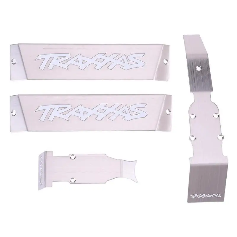 

3 Types Metal protection plate for Scale TRAXXAS SUMMIT E-REVO for 1/10 RC Wheel Rim Front / Rear Bumper servo