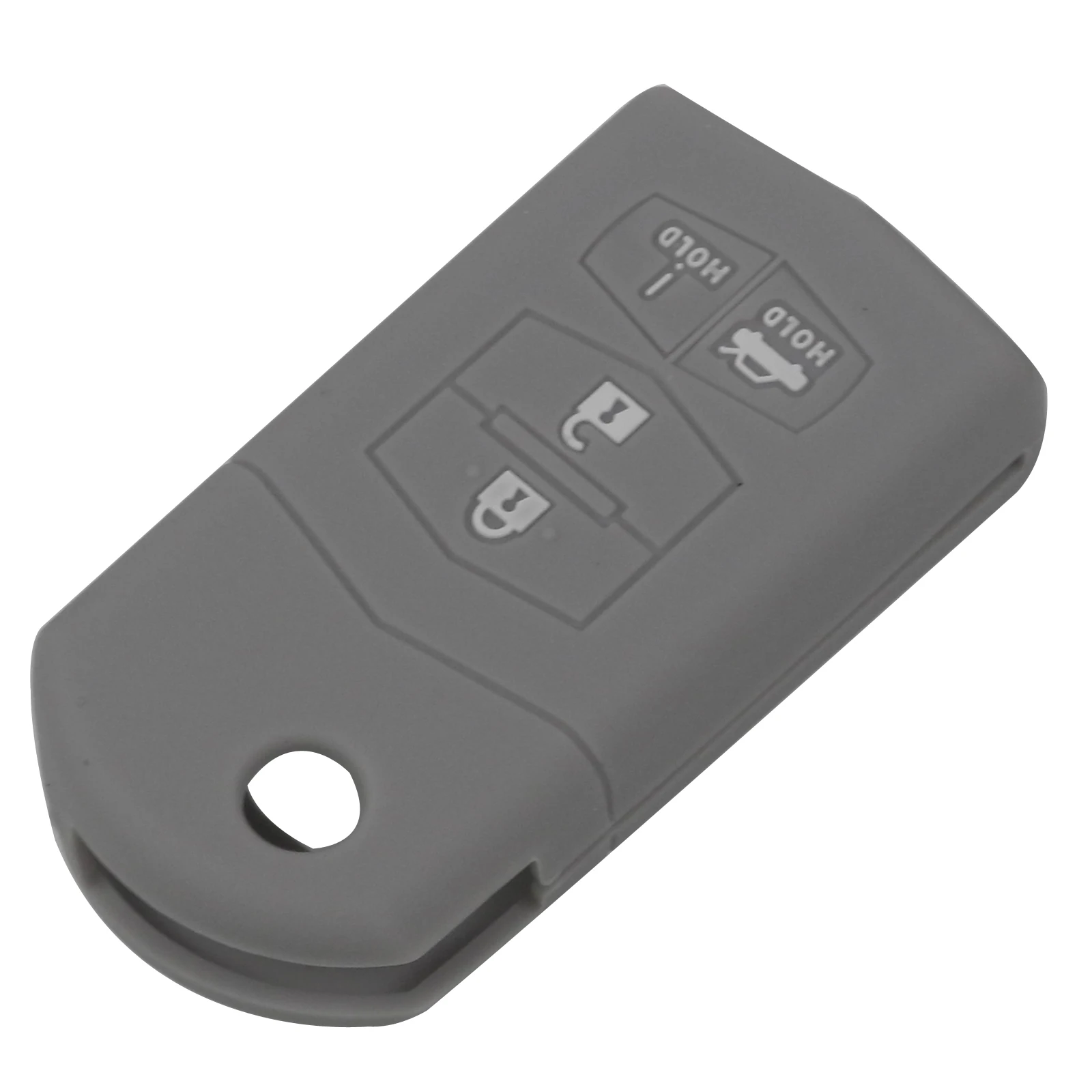 Keyforkess Silicone vibrazione chiave Fob caso della copertura per Mazda 3 5 6 CX-7 RX-8 Miata 4 pulsante telecomando pieghevole Fob proteggere il supporto - HTB1BT4sae38SeJjSZFPq6A vFXas