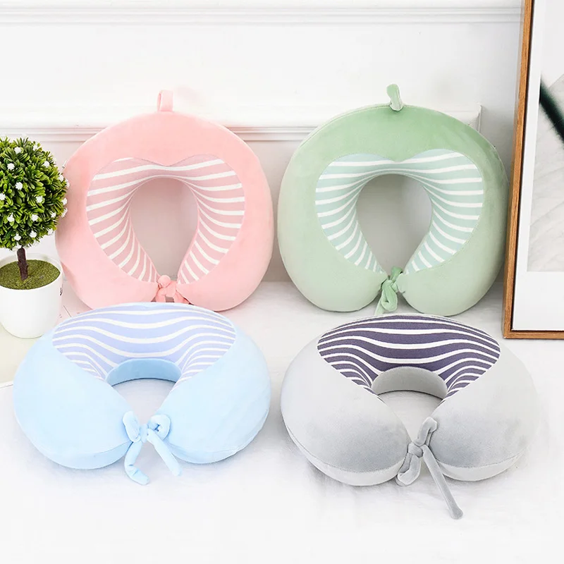 Автомобильная подушка для шеи для путешествий Memory Foam U образная дорожная подушка для шеи поддержка подголовник новая Ортопедическая подушка для шеи Спящая