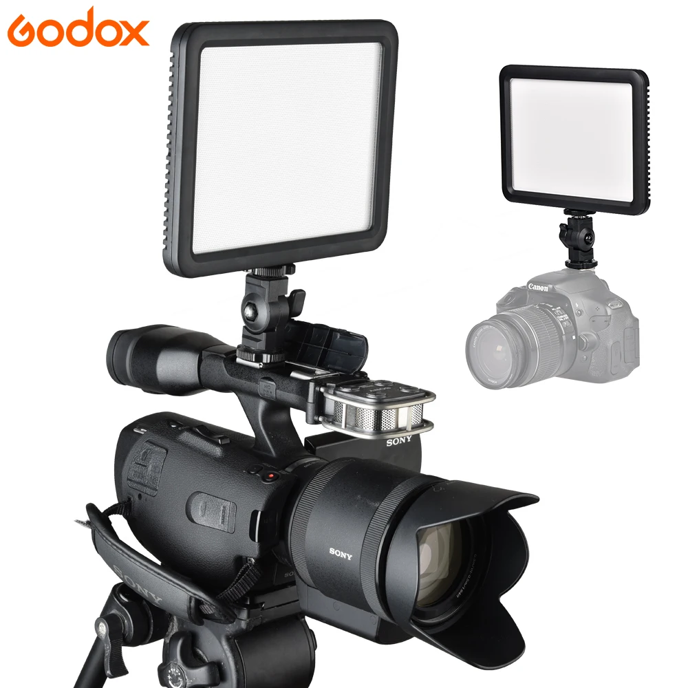 GODOX ультра тонкий светодиодный видео светильник светодиодный P120C Студия Непрерывная Светодиодная лампа для освещения видео с панелью для камеры DV видеокамеры 3300K~ 5600K