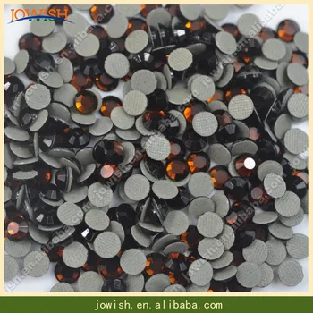 

200gross / bag ss16 lead free Korean Smoked Coffe Flatback Glass Beautiful Strass Rhinestone Crystal Craft Stones For clothes