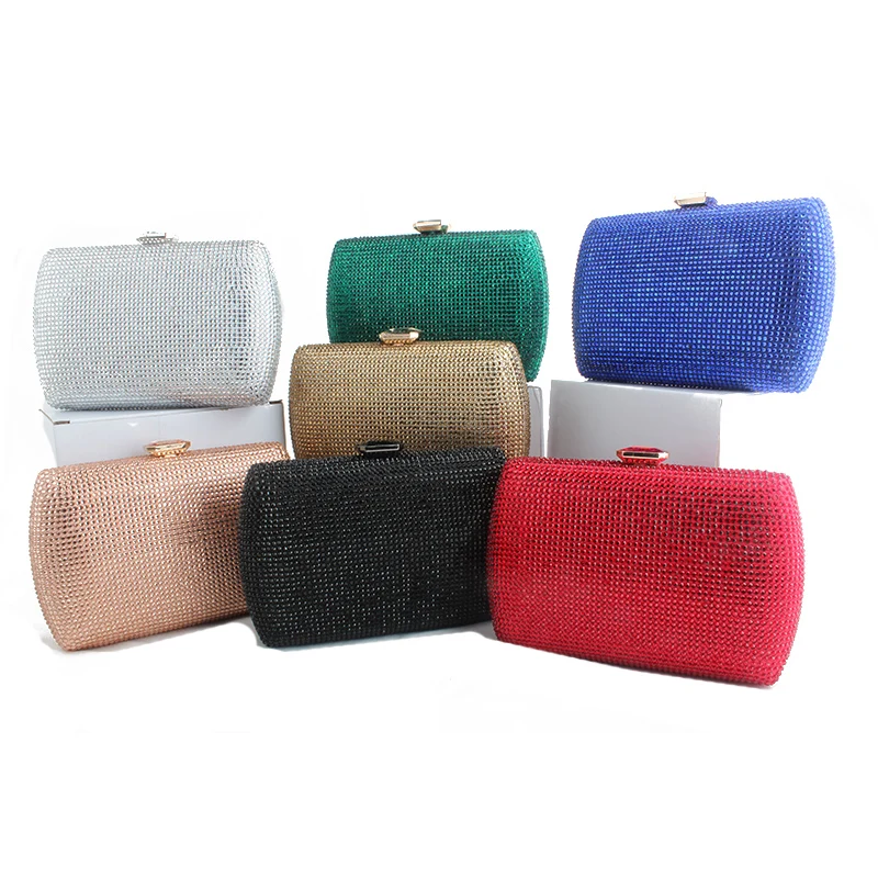 

Fashion Women Bags Wallet Shiny Diamond Bag Shoulder Handbags Evening Bag Clutches Solid Banquet Party Lady Pouch bolsa feminina