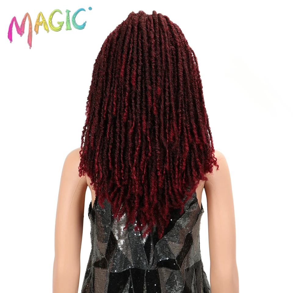 Magic Hair 22 Inch Synthetic Wigs Dreadlocks Braid Hair Synthetic Dreads  Braiding Wigs Extension Brown Braids Faux Locs Hair - Synthetic Wigs(for  Black) - AliExpress