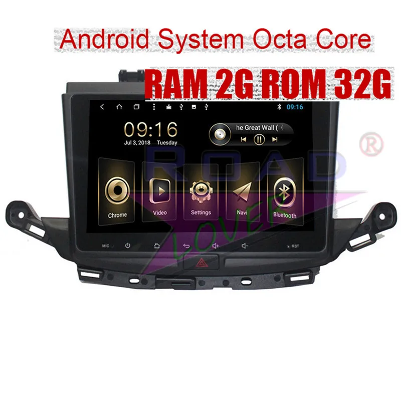 Roadlover Android 8.1 Car Media Center Player Video For Buick Verano