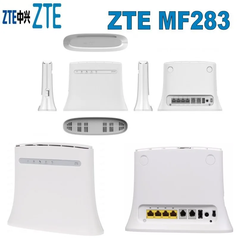ZTE роутер MF283 + 800/1800/2600 МГц 4G 2G 3G LTE 150 Мбит/с|zte mf283|4g lte 800lte 3g |