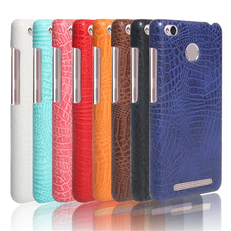 

2016 New arrival For xiaomi redmi 3 pro Case Luxury Crocodile Skin Case Cover For redmi 3 pro Xiaomi Redmi 3S Phone Bag Case