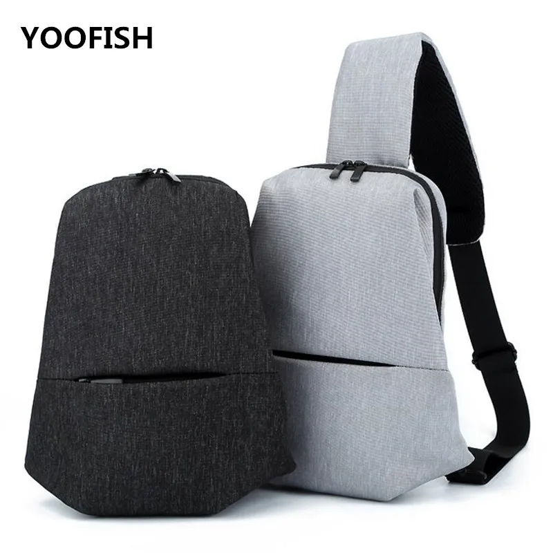 

Waterproof Oxford Women/Men Shoulder Bag Fashion Trending Crossbody Bag Travel Chest Pack Bags Multi-purpose bags for men