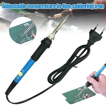 

60W 110/220V Electric Soldering Iron Adjustable Temperature Welding Tool CLH@8