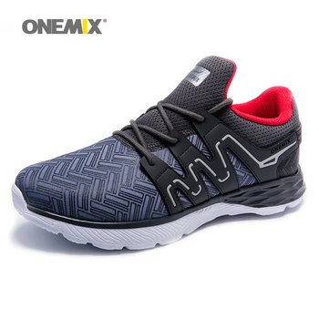 

ONEMIX Free Ship Man Running Shoes For Men Run DMX Breathable Outdoor Walking Shoes Male Sport Sneakers Lightweight Sport Shoes