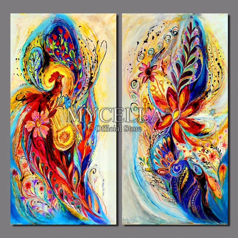 5D DIY Diamond Painting Cross Stitch full Round Embroidery Mosaic Needlework Wall Hangings Birds And Flowers Home Decor | Дом и сад