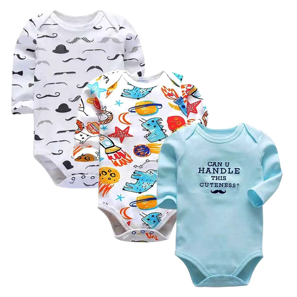 

Baby rompers 100% Cotton Infant Body Long Sleeve Clothing baby Jumpsuit Cartoon Printed Baby Boy Girl clothes