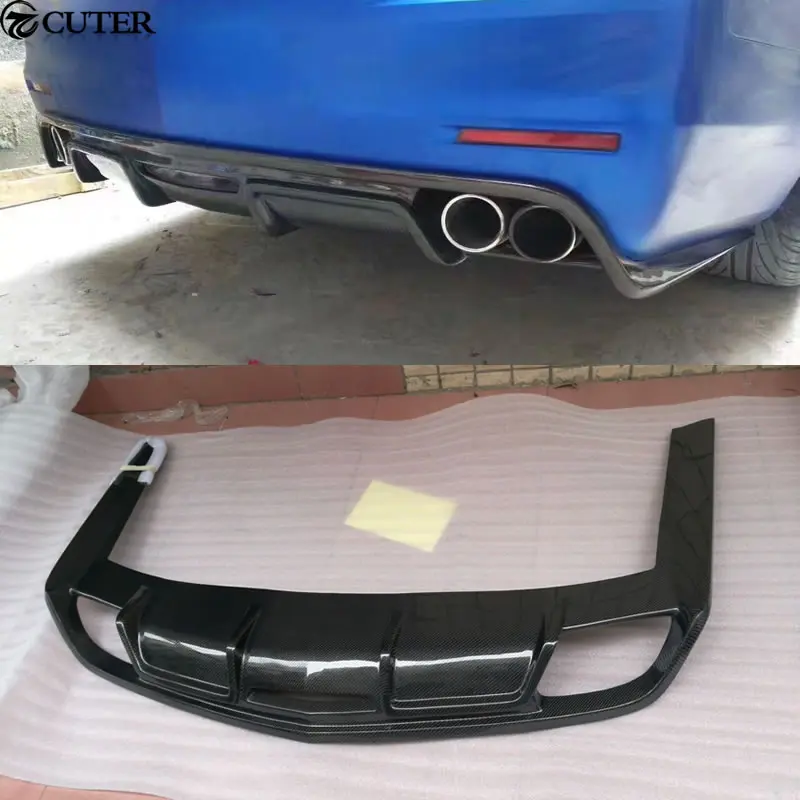 CTS Carbon Fiber Car Body Kits rear diffuser rear lip for Cadillac CTS