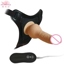 APHRODISIA эротика игрушки juguetes sexuales вибраторы секс магазин секс-игрушки Жгут Силиконовые Фаллоимитатор ремень на анальный секс-игрушки для женщин