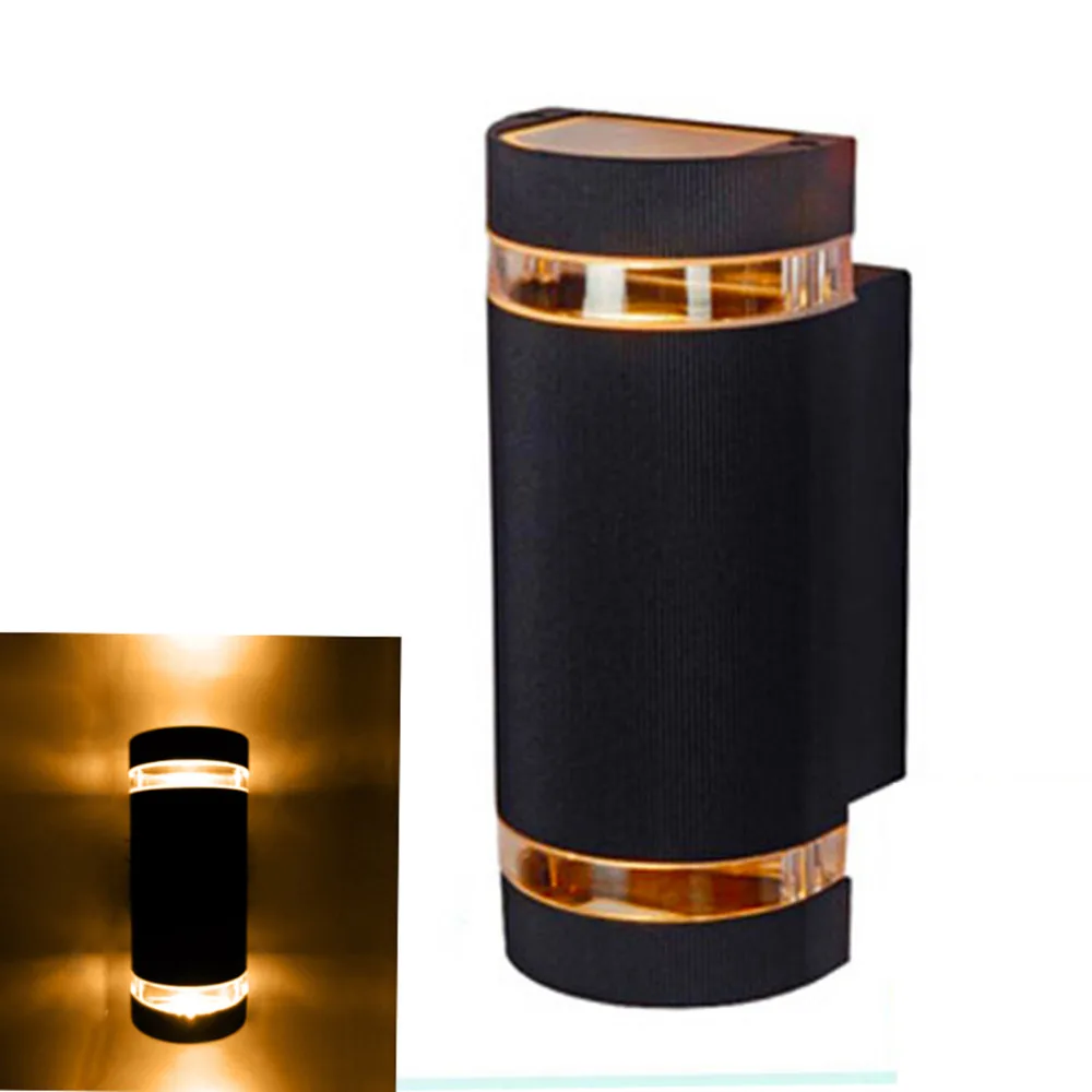 

Modern Outdoor Waterproof IP54 LED Wall Lamps AC85-265V With 8W LED Bulbs Aluminum Courtyard Garden Porch Corridor Light
