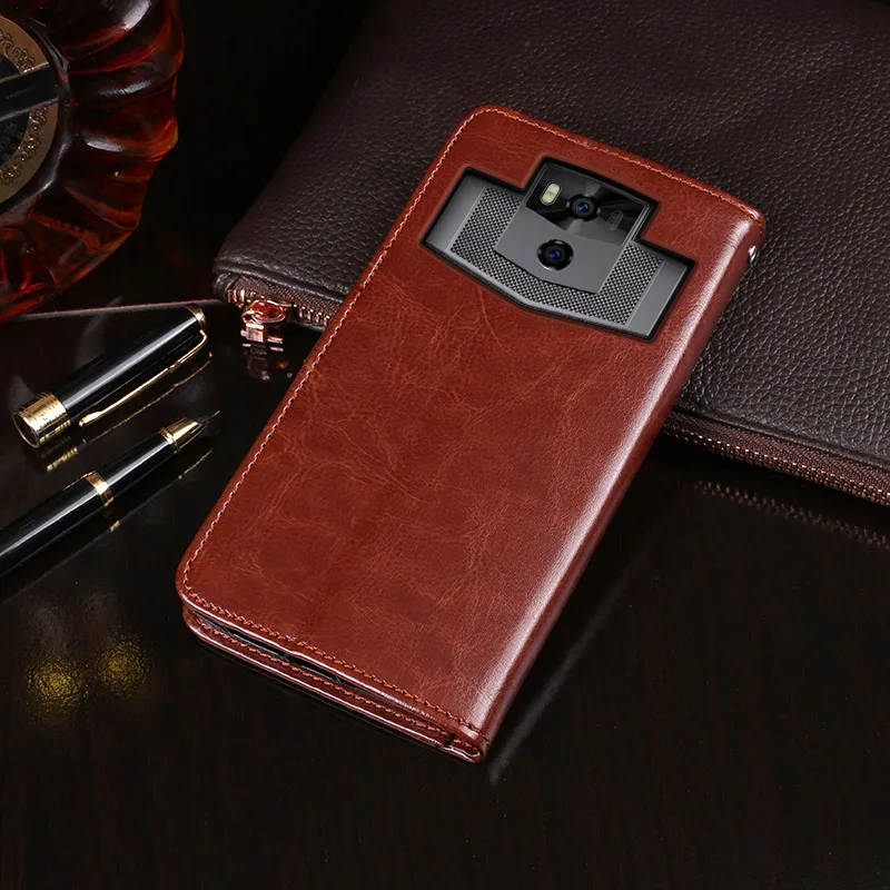  For Ulefone Power 5 Case 6.0'' Business Stand Flip Wallet Leather Fundas Case for Ulefone Power 5 C