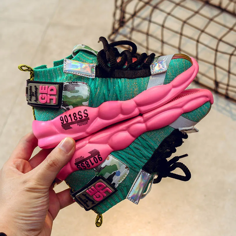 

Girls Sneakers 2019 New Children Shoes Breathable Fashion Kids Shoes For Girl Baby Casual Sport Child Kid Mesh Shoe Trainer