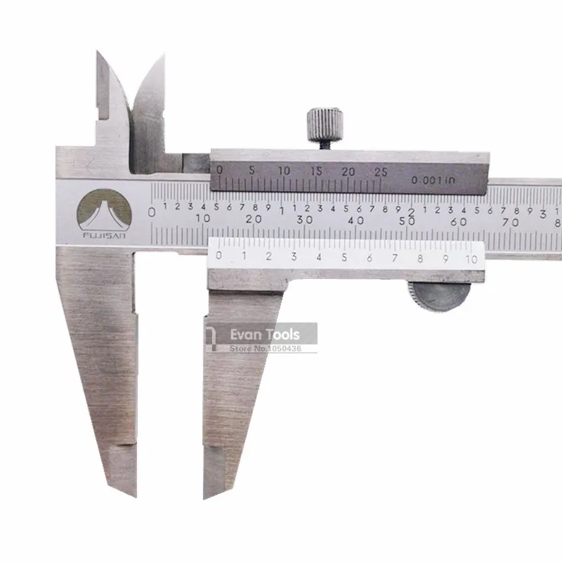 Штангенциркуль 0-200 мм/0,02 1/1000in Нержавеющая сталь Штангенциркули метрики/дюйм микрометр измерительный инструмент