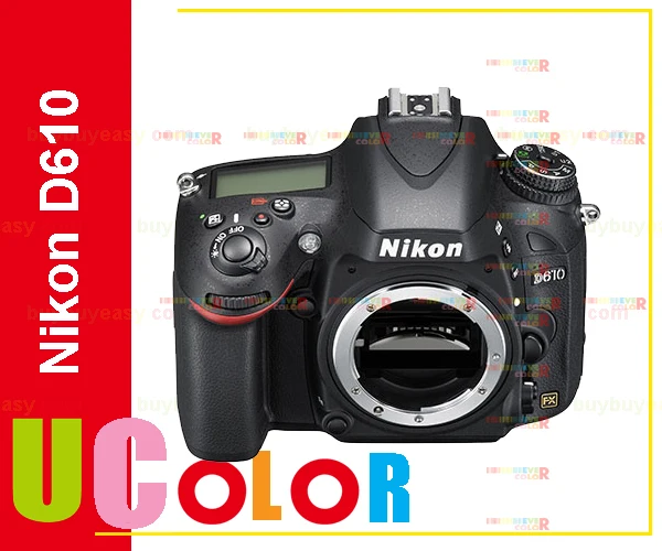 New Nikon D610 24.3 MP CMOS FX Format Digital SLR Camera