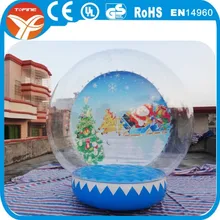 3 м надувной Рождественский снежный шар пузырь палатка 10' рекламная палатка надувной шар с воздушным насосом