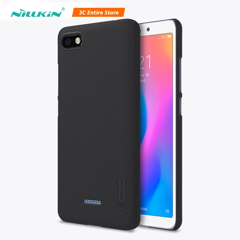 

For Redmi 6a Case Nillkin 5.45'' Frosted Pc Matte Hard Back Cover With Gift Phone Holder For Xiaomi Redmi 6a Phone Case Cover