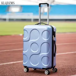 KLQDZMS 20/24 дюйма корейский бренд прокатки багажные наборы Спиннер студентов пароль чемодан на колесах сумка на колесиках для путешествий